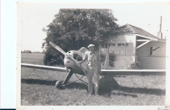My Dearest Friend EAA Hall of Fame Father of Homebuilt Aircraft George Bogardus with his Lil GB multiple Record Holder plane. For more info eMail me via QRZ.
